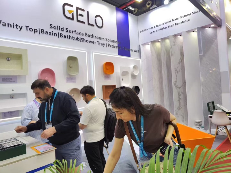 شركة GELO تعرض حلول الأسطح الصلبة في معرض كانتون الـ 139