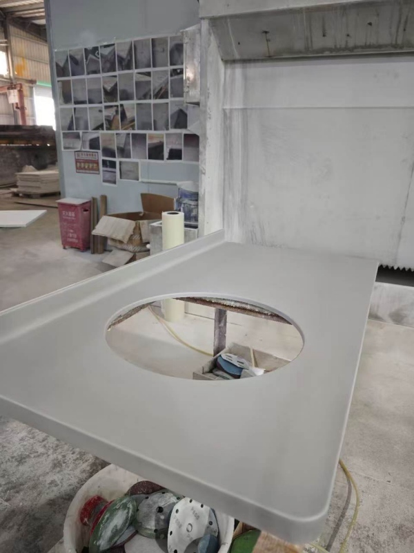 solid surface radius cove vanity tops