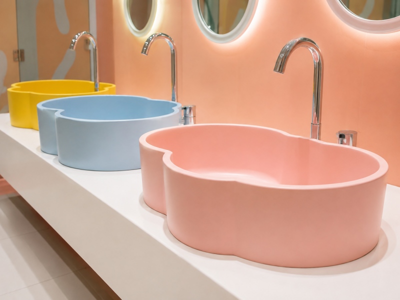 solid surface customized basin